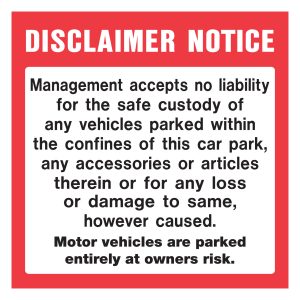 Management accepts no liability